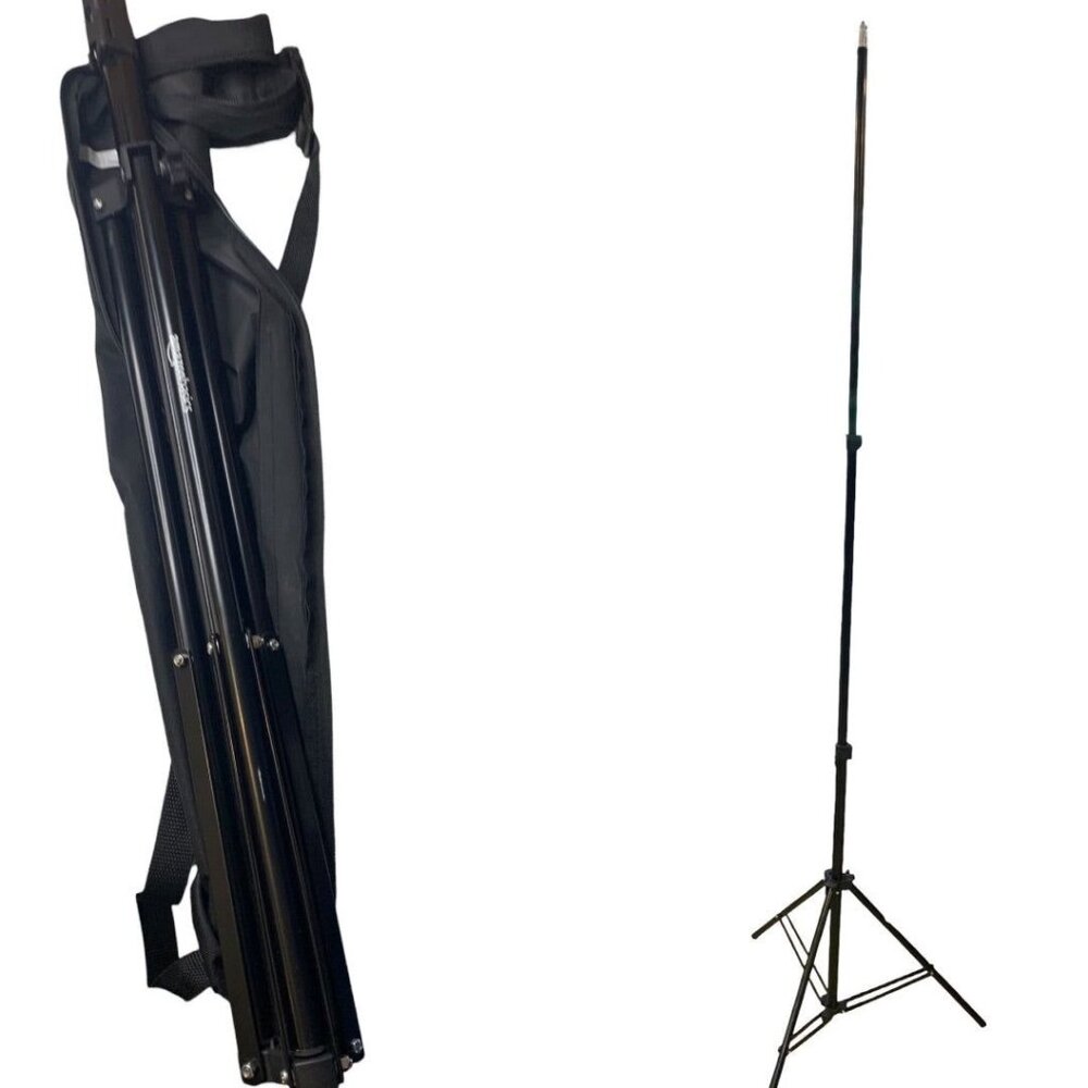 Amazon Basics Aluminum Light‎ Photography Tripod Stand with Case 6.5 Feet Black